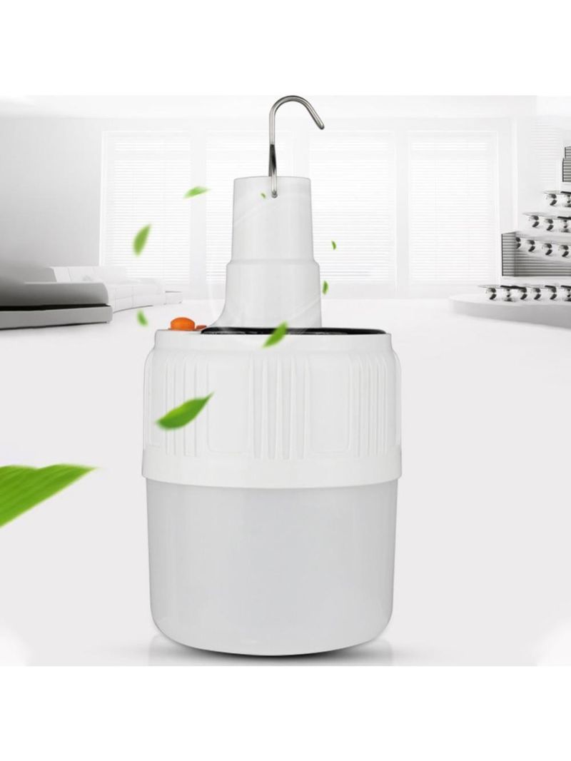 Lâmpada De Emergência Portatil Solar C- Bateria Para Acampamento Pesca