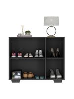 Sapateira 3 Portas Nina MP6019 Preta