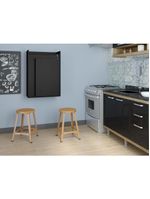 Mesa Dobrável com Armário FG5131 Preta