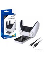 Base Carregadora Duplo De Mesa Para Controle Ps5 - Charging Dock Station