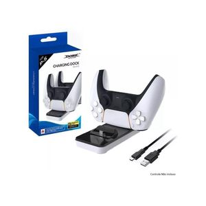 Base Carregadora Duplo De Mesa Para Controle Ps5 - Charging Dock Station