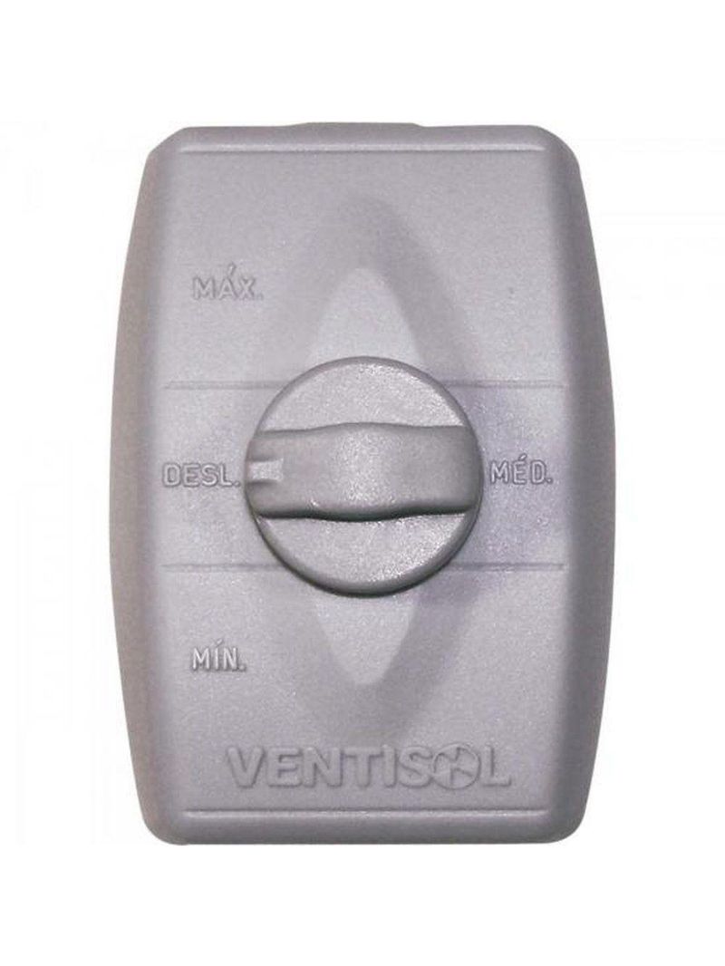 Ventilador De Parede Ventisol Power 70 68cm Preto/prata Bivolt