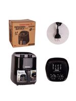 Fritadeira Elétrica Air Fryer 3,4 Litros Preta Timer 110V