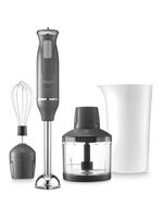Mixer De Alimentos Cinza Lunar Inox 600W 3 Em 1 Copo 700ml Elgin 220V