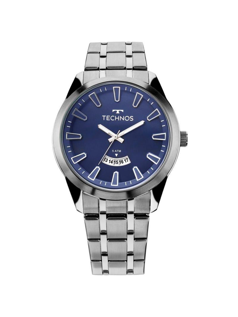 Relógio Technos Racer Masculino Prata 2115kzb-1a 2115kzb-1a
