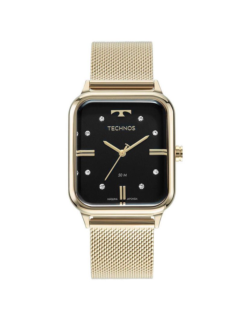Relógio Technos Style Feminino Dourado 2039cq-1p 2039cq-1p