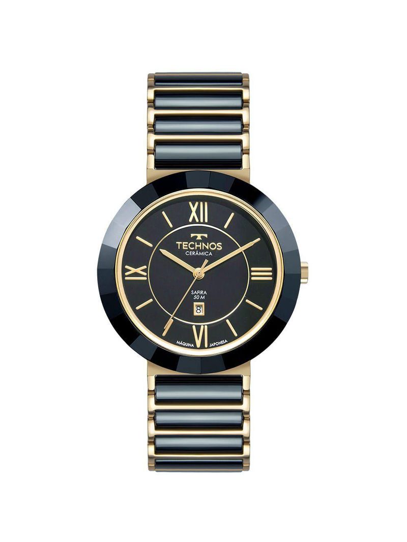 Relógio Technos Unissex Ceramic-saphire Dourado - 2015bv-1a 2015bv-1a