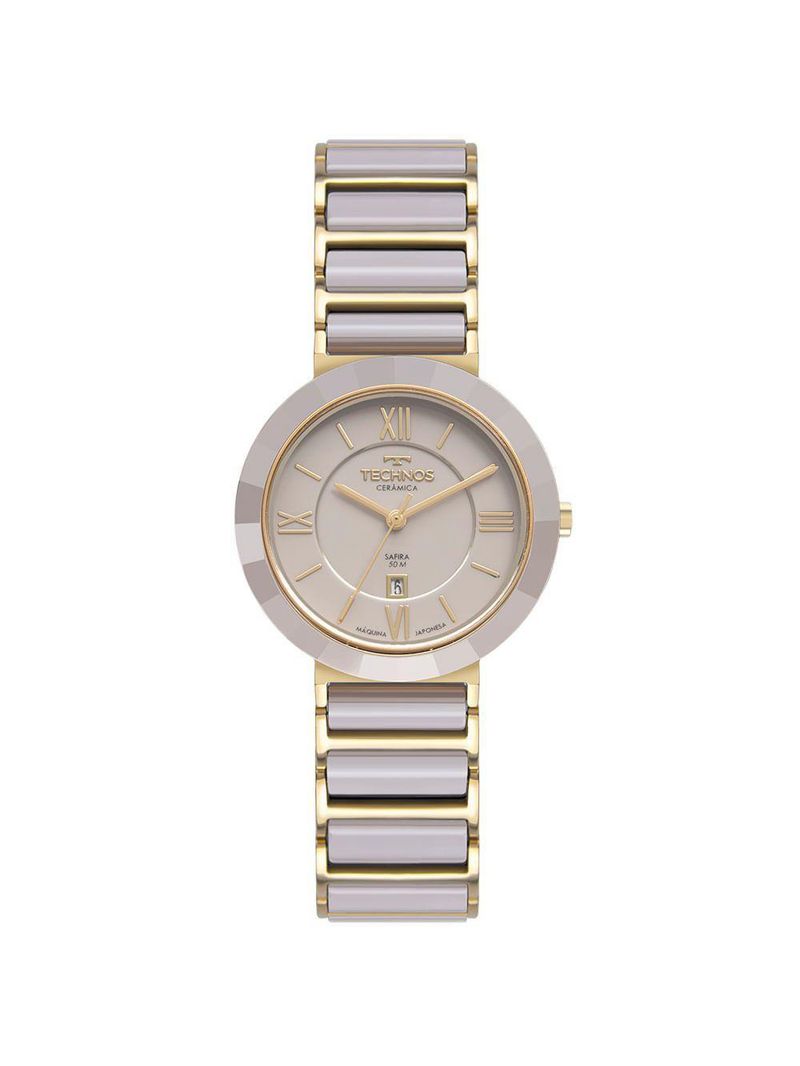 Relógio Technos Unissex Ceramic-saphire Dourado - 2015ce-1c 2015ce-1c