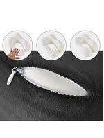 Almofada Travesseiro Pescoço Viagem Fecho Ajustável Cor:rosa