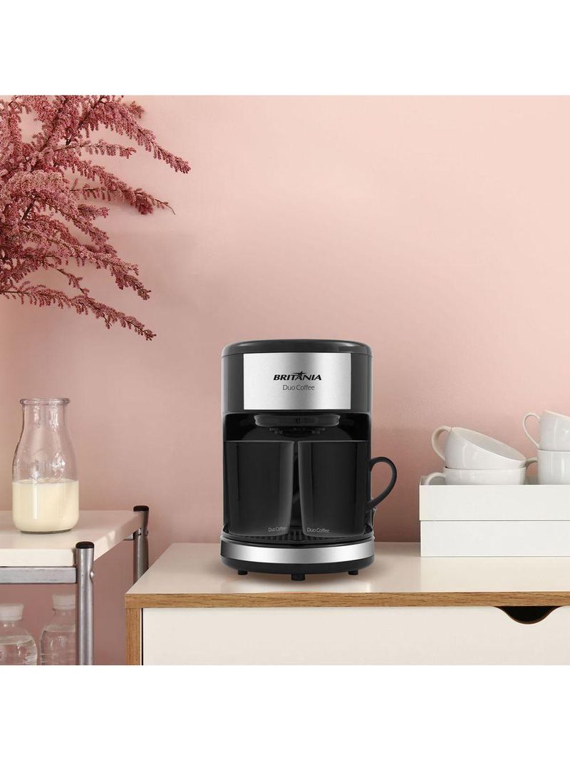 Cafeteira Britânia Duo Coffee Base Antiderrapante 450W 110V