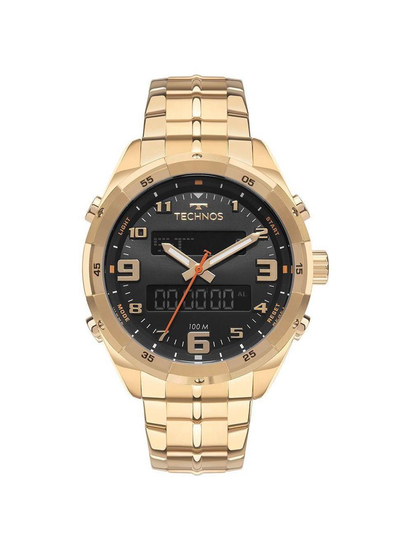 Relógio Technos Masculino Ts Digitech Dourado - Bjk725aa/1p