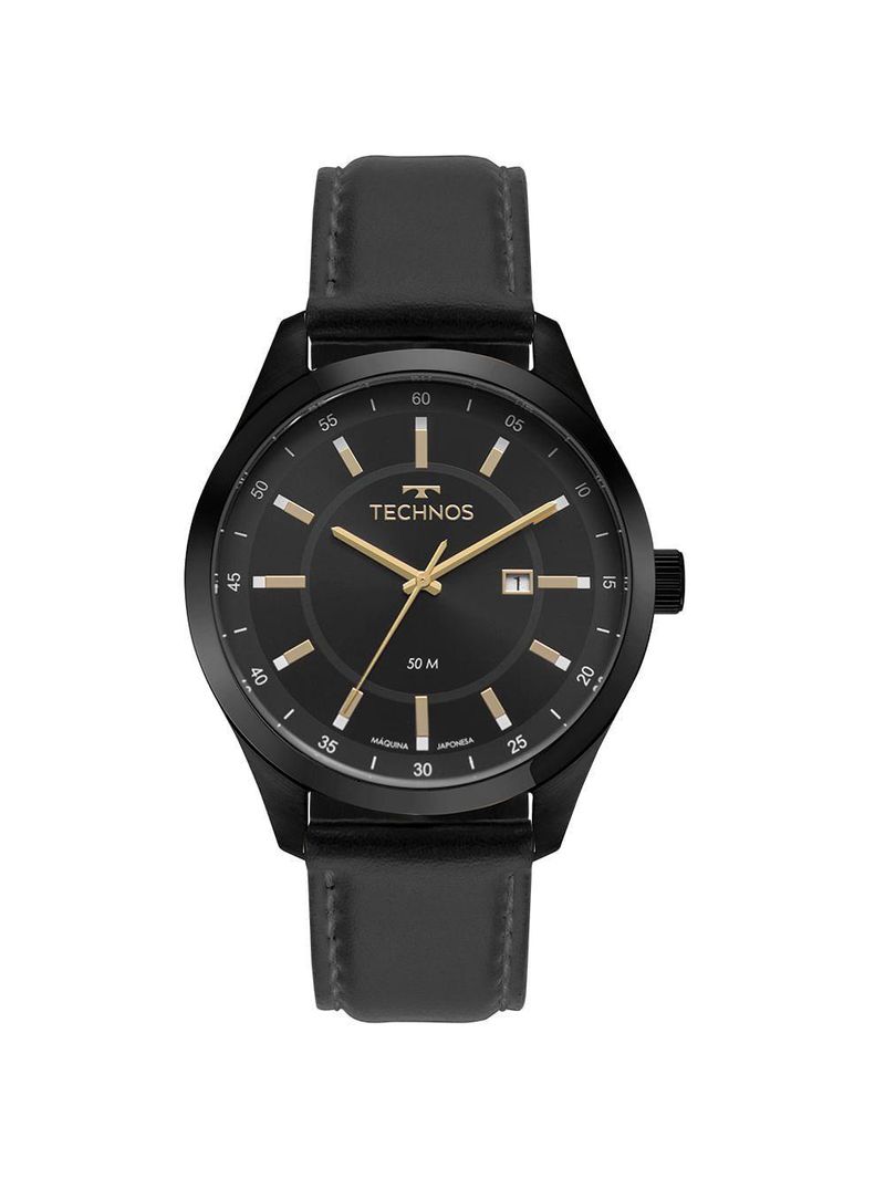 Relógio Technos Masculino Steel Preto - 2115nax-0p 2115nax-0p