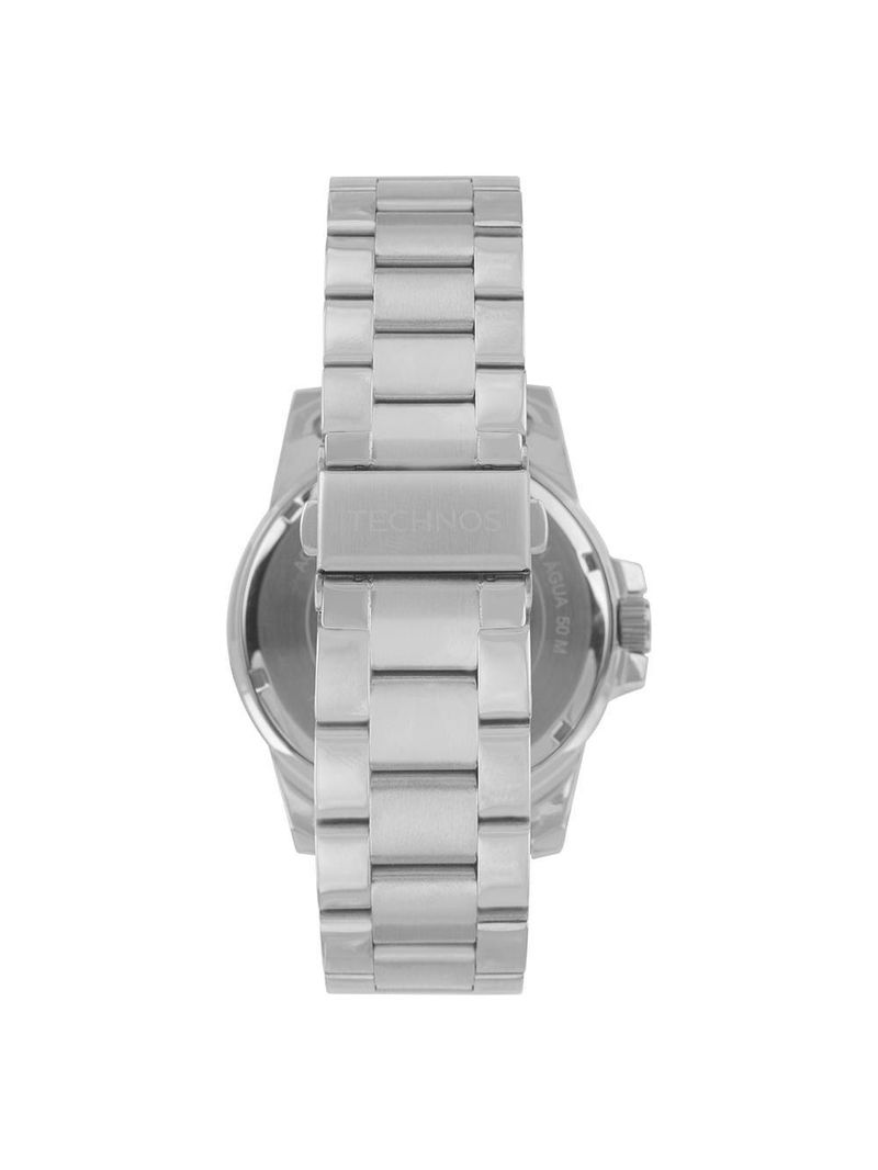 Relógio Technos Masculino Steel Prata - 2117lfl/1k 2117lfl/1k