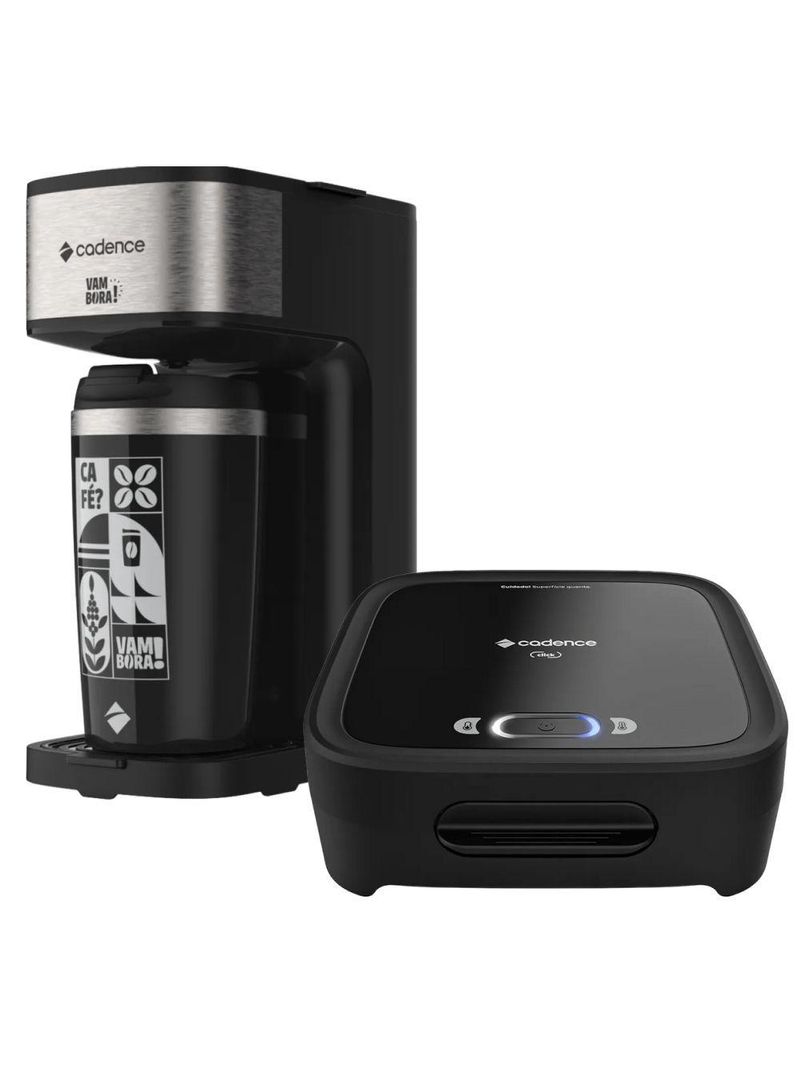Kit Click Cadence - Sanduicheira E Cafeteira Vambora 220V