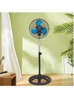 Ventilador Coluna 220v De Chao Potente 3 Velocidades 45w Coluna Pedestal Giratorio 3 Velocidades Turbo Sile