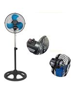 Ventilador Coluna 220v De Chao Potente 3 Velocidades 45w Coluna Pedestal Giratorio 3 Velocidades Turbo Sile