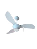 Ventilador De Teto Ventisol Mistral Led Inverter Com Controle Branco Bivolt
