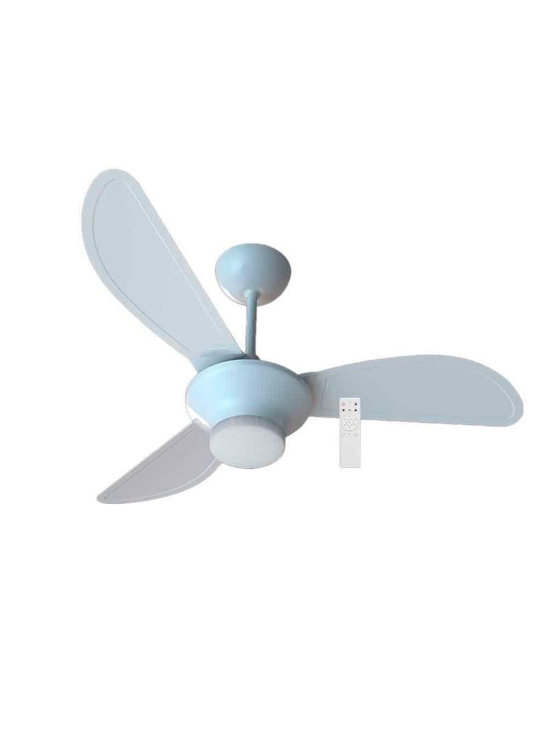 Ventilador De Teto Ventisol Mistral Led Inverter Com Controle Branco Bivolt