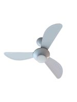 Ventilador De Teto Ventisol Mistral Led Inverter Com Controle Branco Bivolt