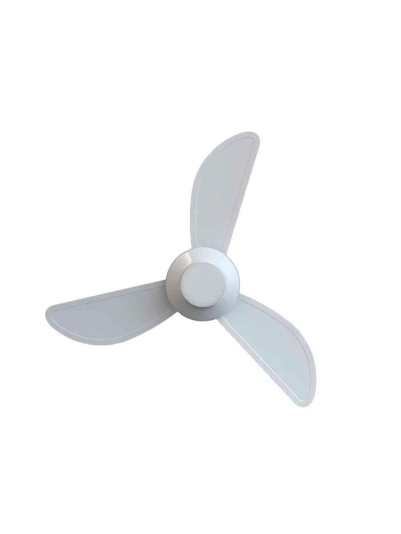 Ventilador De Teto Ventisol Mistral Led Inverter Com Controle Branco Bivolt