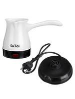 Cefeteira Maquina De Cafe Eletrica 600w Expresso Turco Europeu Cafeteira Aquecedor De Agua Luxo Branca