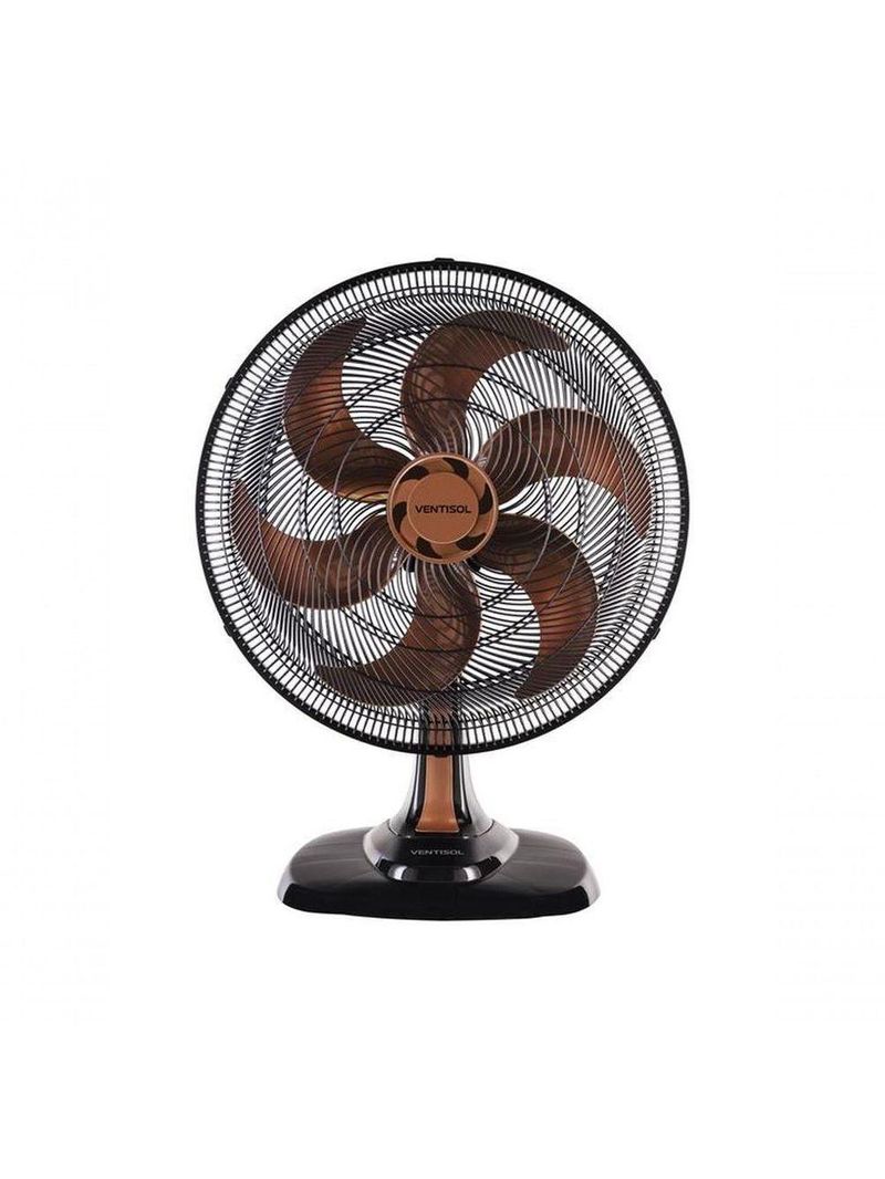 Ventilador De Mesa Ventisol Turbo 6 50cm Bronze 110V