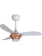 Ventilador De Teto Ventisol Mistral 3 Pás Branco/bronze Bivolt
