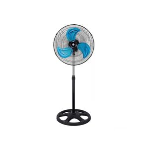 Ventilador De Chao Coluna Forte Silencioso Turbo Coluna Pedestal 3 Velocidades Ajustavel Helice Grade Metal Oscilante Ta