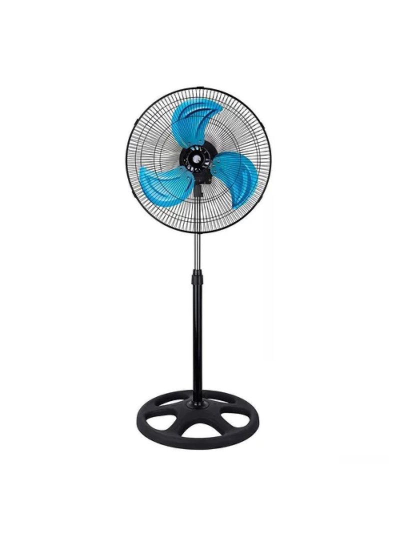 Ventilador De Chao Coluna Forte Silencioso Turbo Coluna Pedestal 3 Velocidades Ajustavel Helice Grade Metal Oscilante Ta