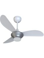 Ventilador De Teto Ventisol Mistral 3 Pás Branco/cinza Bivolt