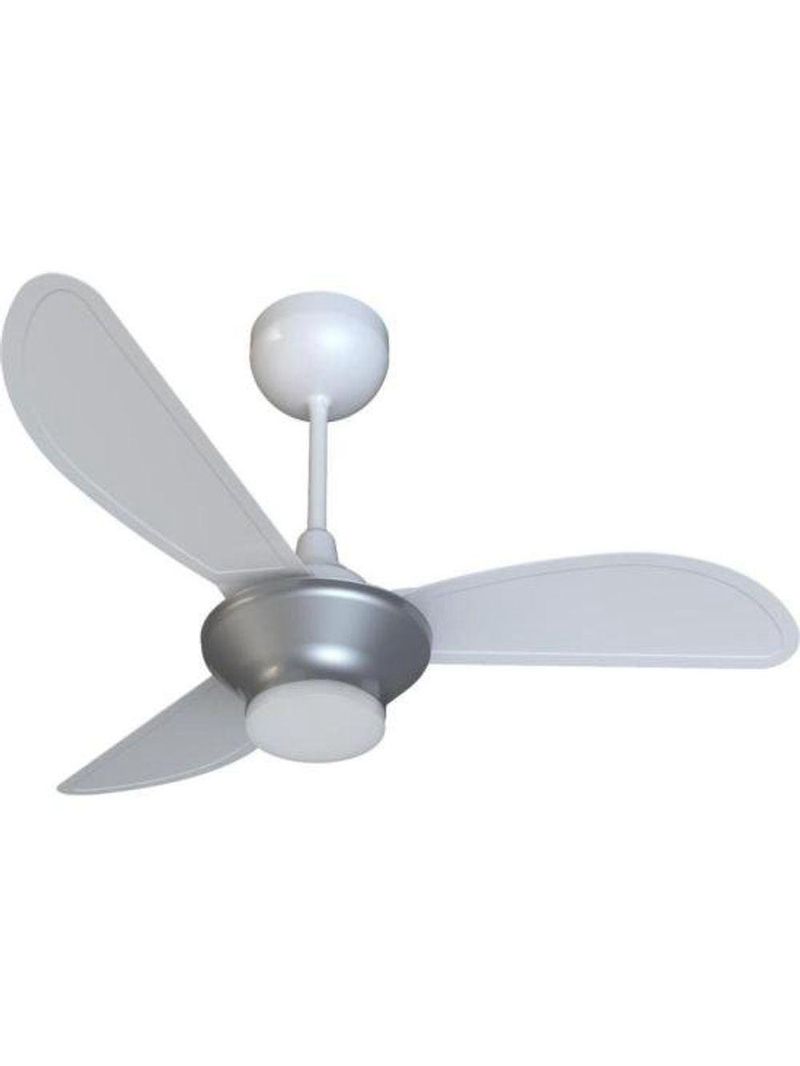 Ventilador De Teto Ventisol Mistral 3 Pás Branco/cinza Bivolt