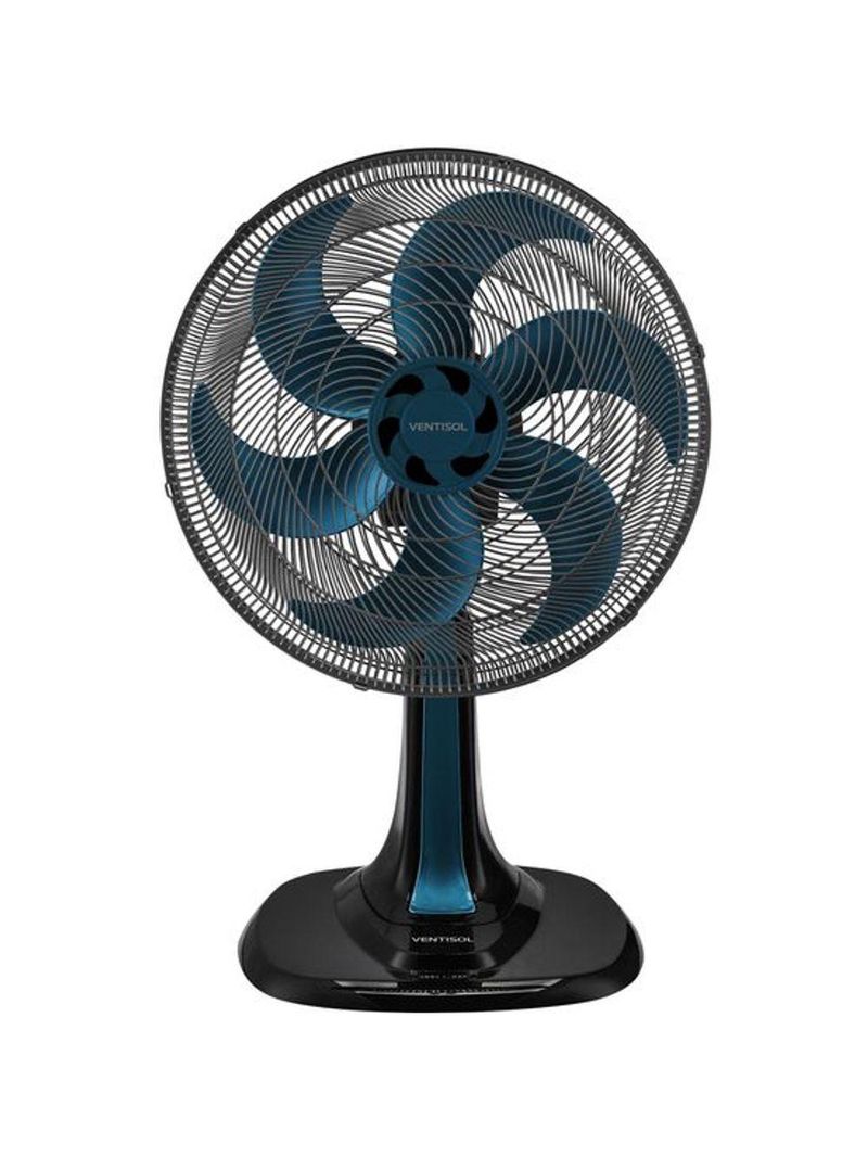 Ventilador De Mesa Ventisol Turbo 6 40cm Azul 110V