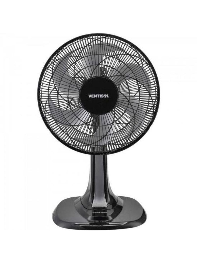 Ventilador De Mesa Ventisol Turbo 6 30cm Preto/cinza 220V