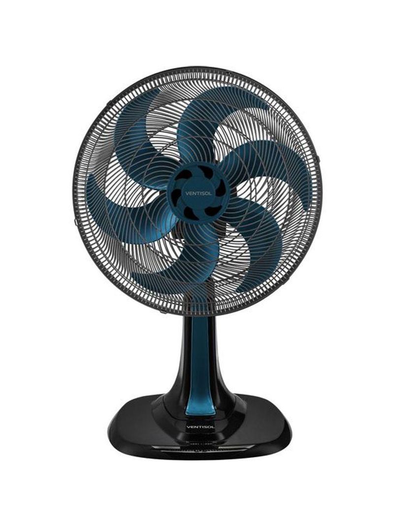Ventilador De Mesa Ventisol Turbo 6 30cm Azul 220V
