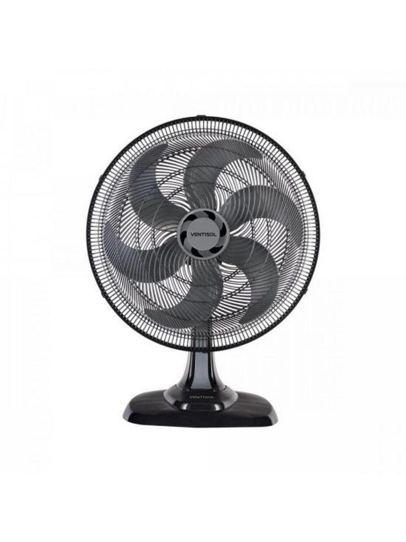 Ventilador De Mesa Ventisol Turbo 6 50cm Preto 220V
