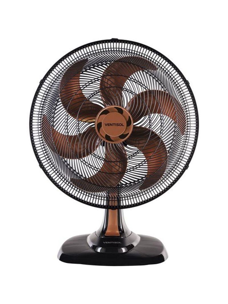 Ventilador De Mesa Ventisol Turbo 6 50cm Bronze 110V