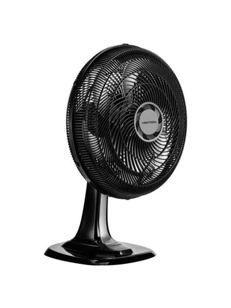 Ventilador De Mesa Ventisol Turbo 6 40cm Preto/cinza 110V