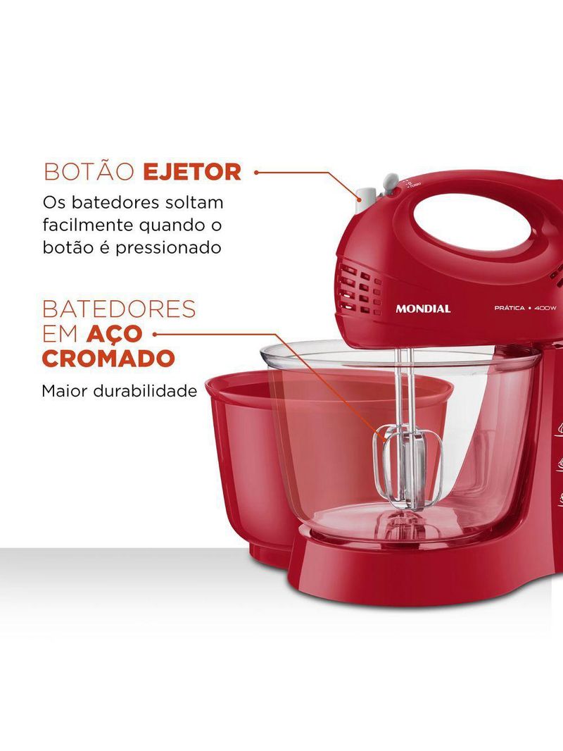 Batedeira Mondial Prática B-45-R 127V