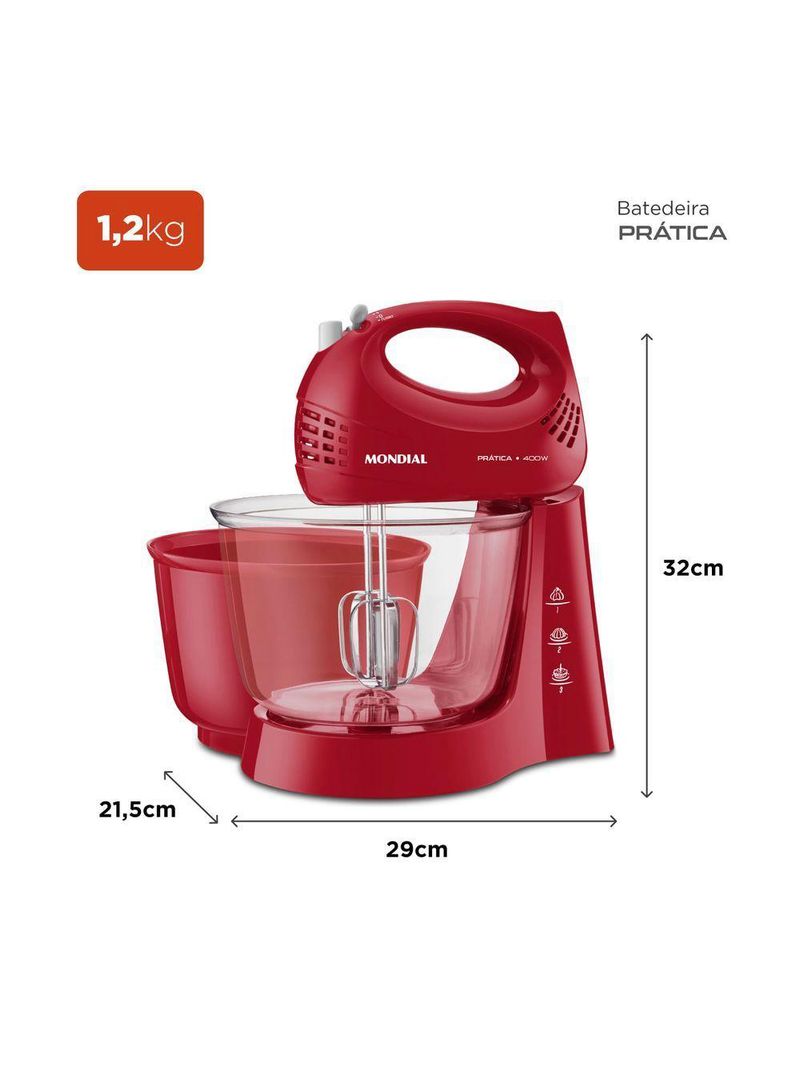 Batedeira Mondial Prática B-45-R 127V