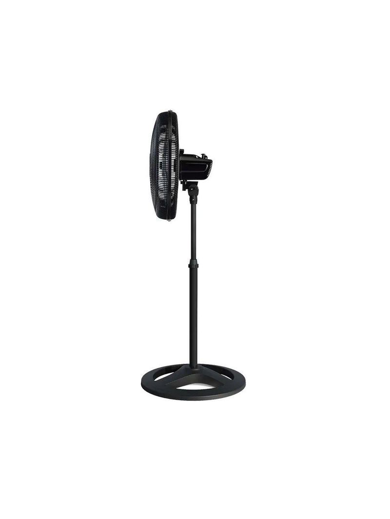 Ventilador Oscilante De Coluna Turbo 6 Pás 50cm Preto 110V
