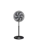 Ventilador Oscilante De Coluna Turbo 6 Pás 50cm Preto 110V