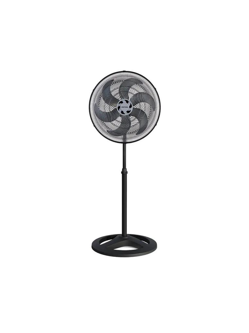 Ventilador Oscilante De Coluna Turbo 6 Pás 50cm Preto 110V
