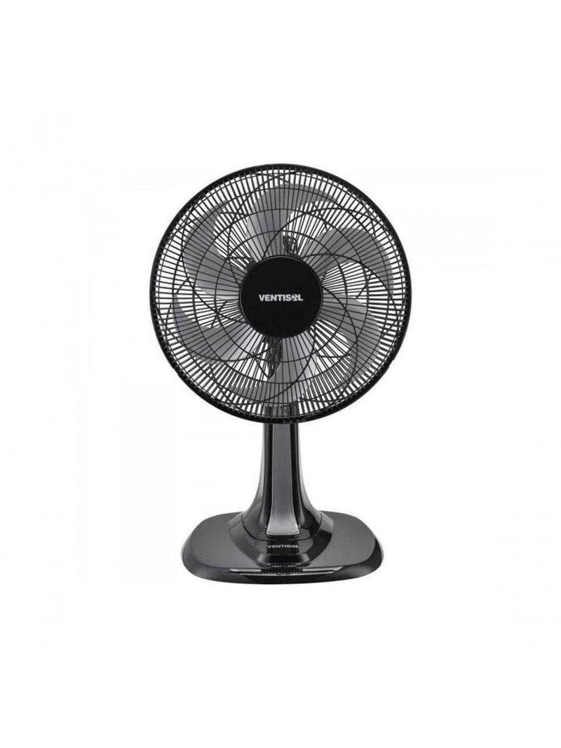 Ventilador De Mesa Ventisol Turbo 6 30cm Preto Cinza 220V