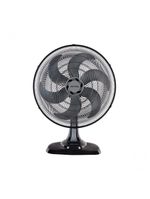 Ventilador Osc Mesa Turbo 6 50cm 6 Pás 110V Preto Prata