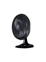 Ventilador Osc Mesa Turbo 6 50cm 6 Pás 110V Preto Prata