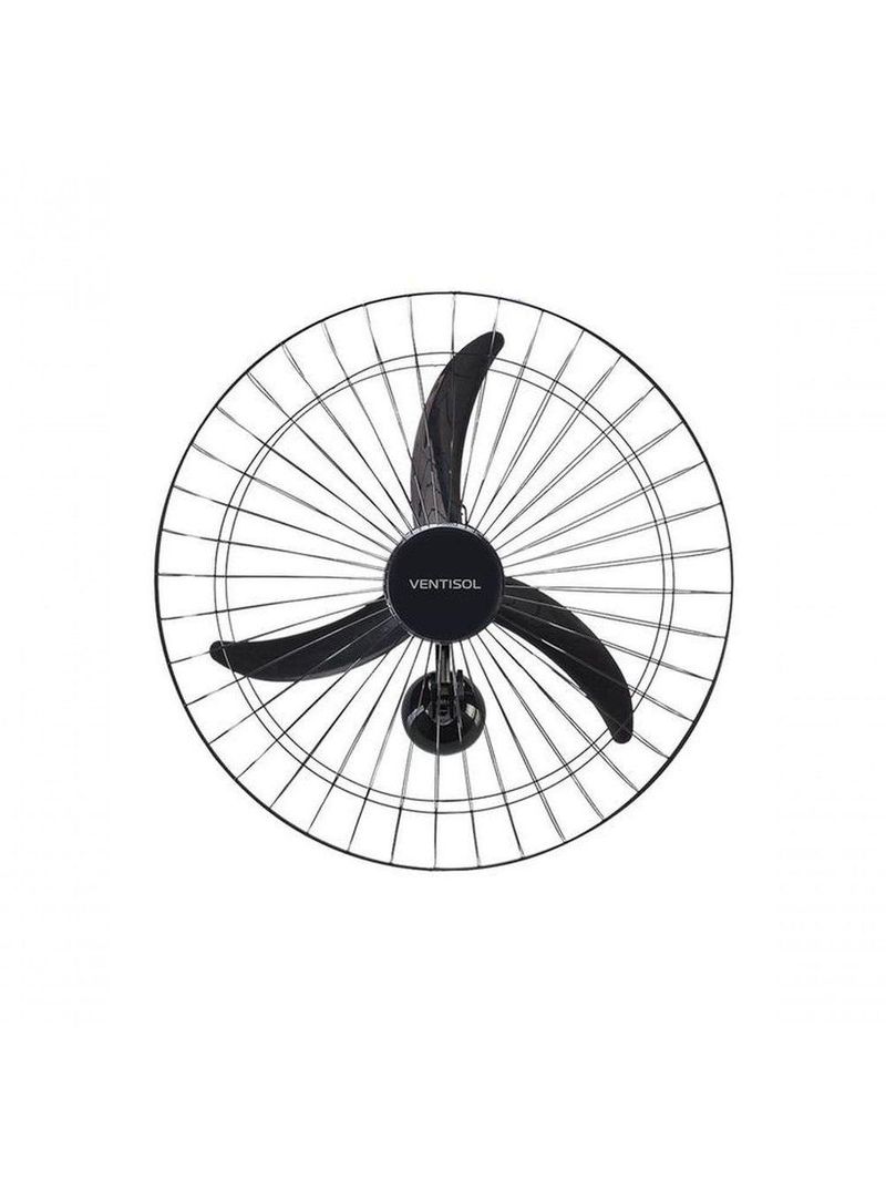 Ventilador De Parede Ventisol New Premium 60cm Preto 110V