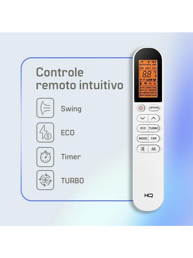 Ar Condicionado HQ 36000 BTU Inverter Quente e Frio 220V
