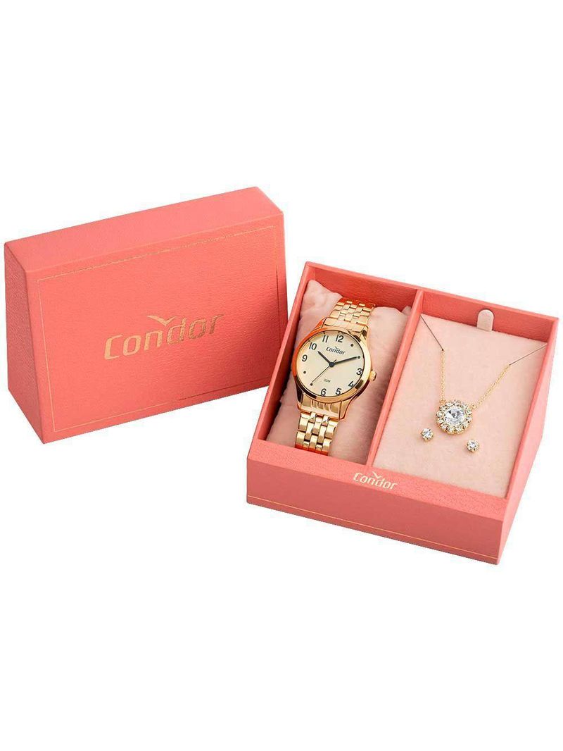 Kit Condor Feminino Dia A Dia Dourado - Co2036mwa-k4x Co2036mwa-k4x