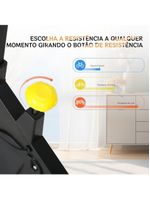 Bicicleta Ergométrica Spinning Gallant Start Roda de Inercia 6kg Magnética Até 120kg (GSP06HMGA-PT)