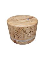Difusor Aroma Umidificador Madeira Florido C Controle Remoto